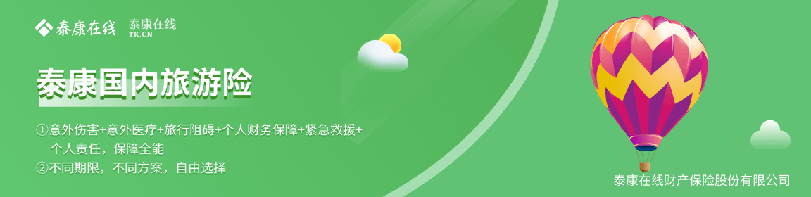 泰康国内旅游险