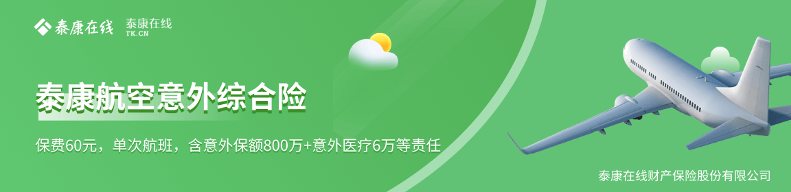 泰康航空意外综合险2